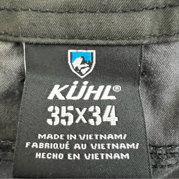 KUHL Revolve Rogue Men’s 5-Pocket Pants/Jeans W35/L34 Dark Gray Hiking/Outdoor - Picture 5 of 15